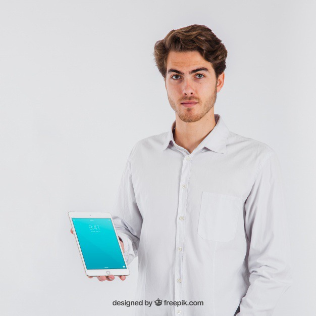 Businessman showing tablet Free Psd. See more inspiration related to Mockup, Business, People, Template, Light, Fashion, Man, Mobile, Presentation, 3d, Elegant, Business people, Corporate, Businessman, Mock up, Tablet, Company, Business man, Modern, Branding, App, Clean, Ipad, Psd, Mobile app, Display, Dark, Minimal, Professional, Smart, Application, Mockups, Up, Object, Realistic, Showcase, High resolution, Lcd, High, Mock, 3d mockup, Layered, Resolution, Minimalistic, Psd mockup, Showing and Realism on Freepik.