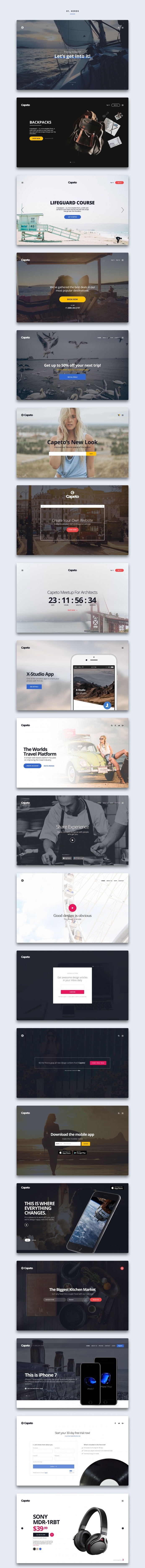 Capeto UI Web Kit