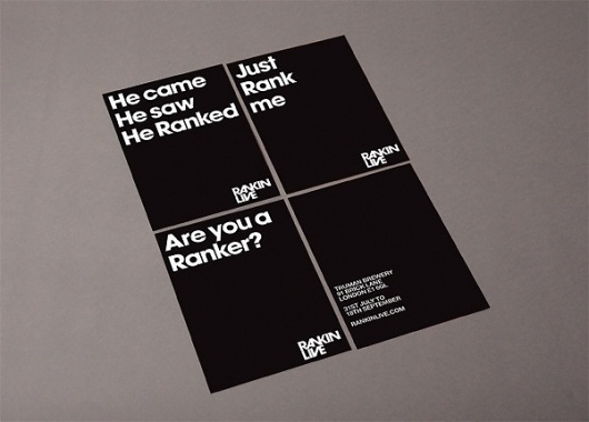 Rankin Live on the Behance Network #them #invite #white #themdesign #print #black #and #www