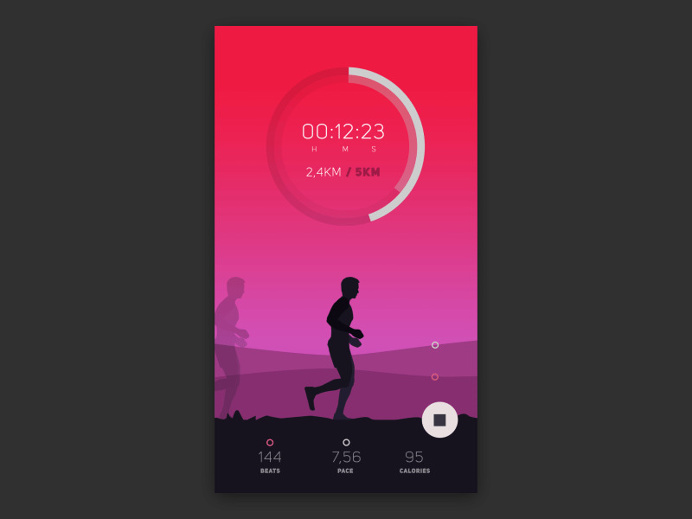 running