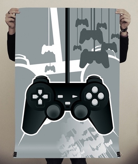 Padz Posters on the Behance Network #print #poster #game #alcinoo #console