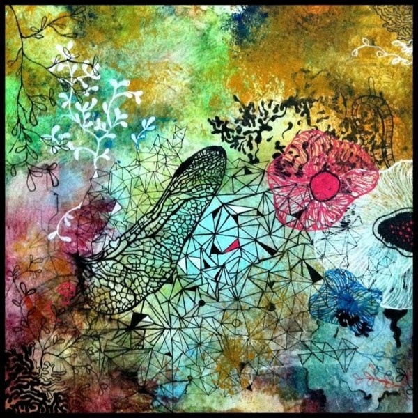 Morning Meditations by Amanda Shannon #meditation #abstract #illustration