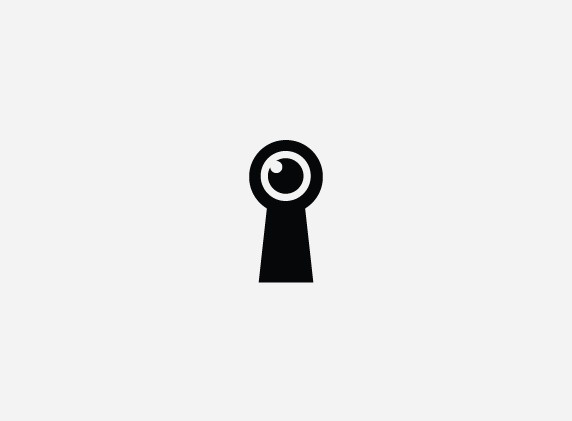 mkn design Michael Nÿkamp #icon #privacy #eye #watching #keyhole #lock