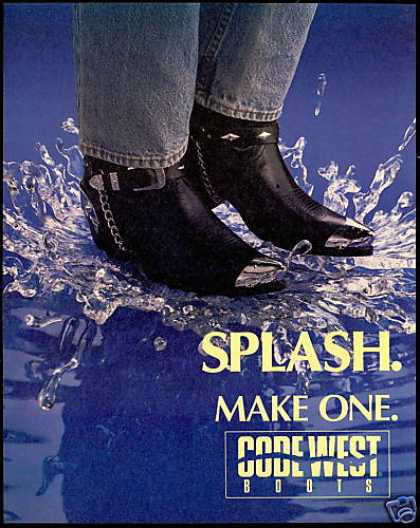 Code West Cowboy Boots Photo (1989)