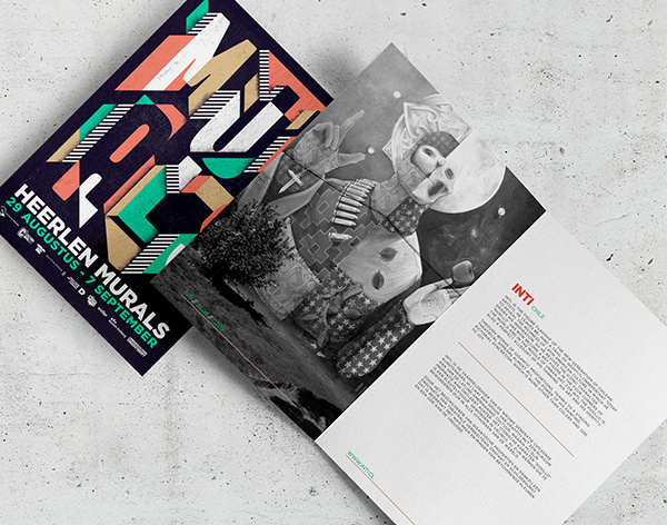 Heerlen Murals Festival on Behance #streetart #design #graphic #identity #murals #typography