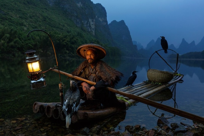 Cormorant Fisherman by Duangmon C