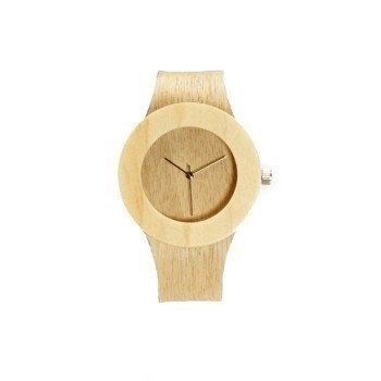 Each iconic and minimalist watch is unique with its own wood grain pattern. #design #iconic #wood #product #industrial #minimal #watch #style