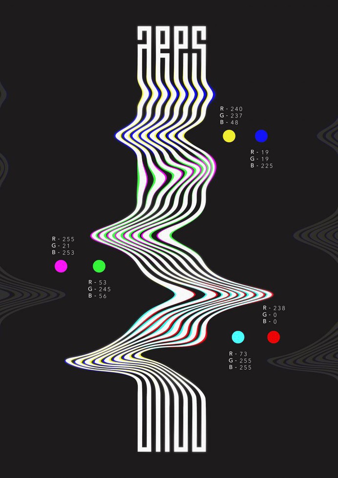 Glitch logo collection