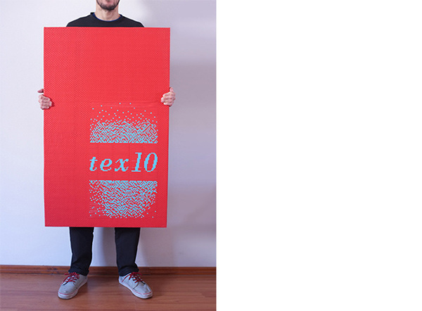 EUCD tex10 woven paper identity design #branding #pixel #craft #identity #weaving #paper