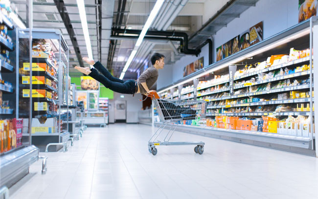 The Levitator : Self-Portraits In Dance Poses by Mickael Jou
