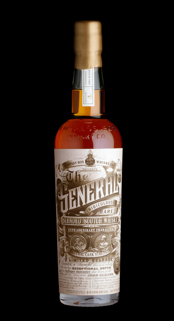 The GeneralÂ The Dieline #whiskey #print #botle