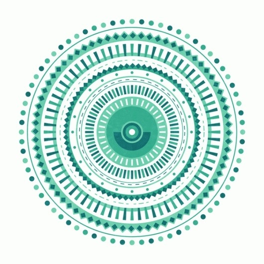 April on the Behance Network #gif