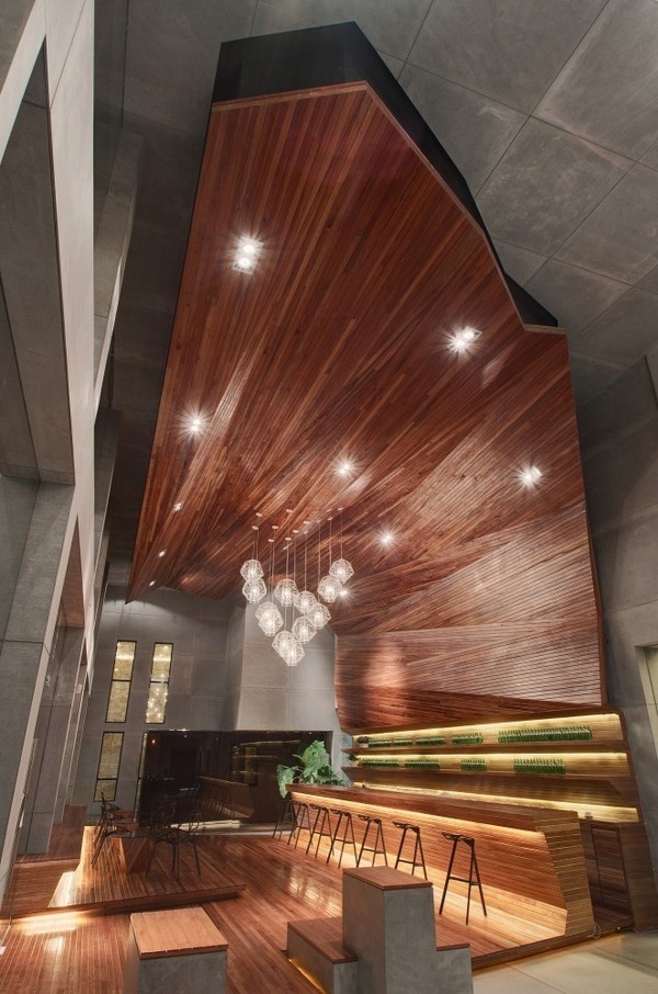 THE FRESH COLLECTIVE #wood #bar #lamp