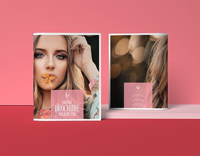 Free Brand Brochure Mockup PSD
