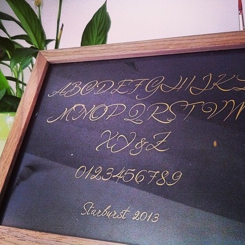 Starburst in a frame! www.resistenza.es/stardurstfont #starburst #font #typography