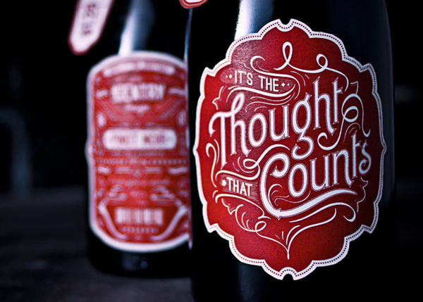 It's the Thought that Counts on Behance #packaging #design #graphic
