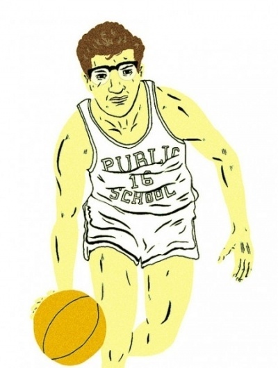 Portraits by Paul Windle | PUBLIC SCHOOL #will #public #school #illustration #bryant #basketball