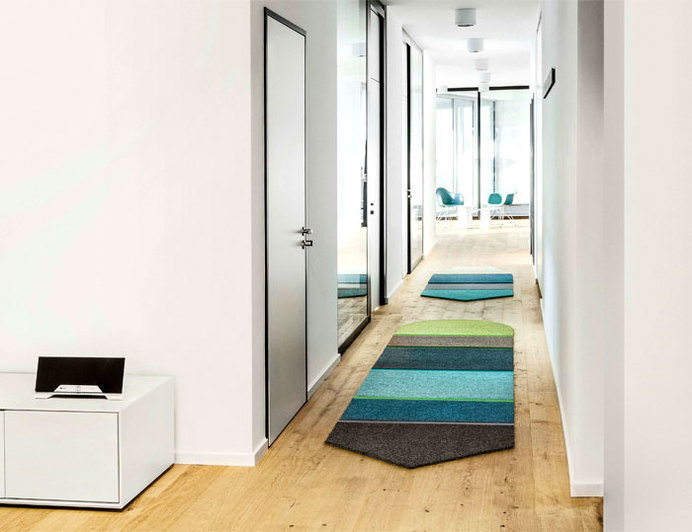 Patchwork Rug Collection by Werner Aisslinger free form area rug #rugs #carpets #flooring