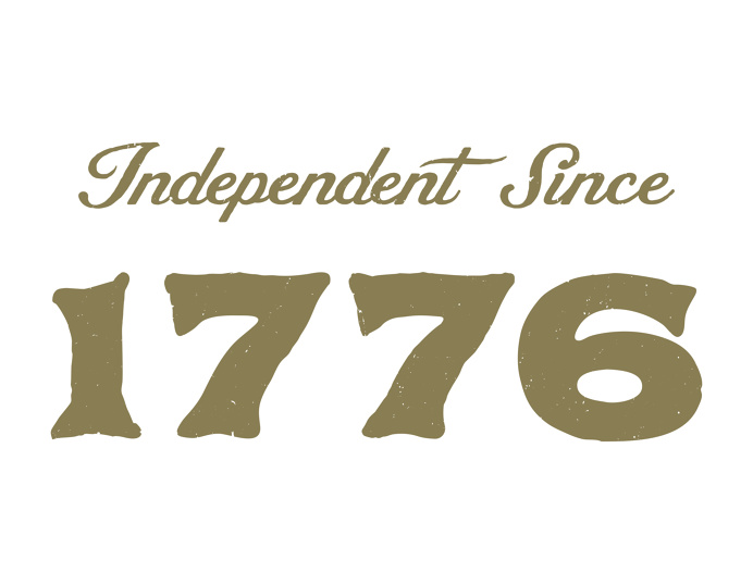 American, Colonial, Branding, Typography