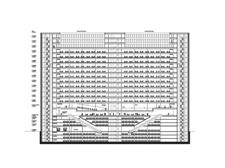 Office For Metropolitan Architecture At Porsche Design Elevation #drafting #cad #drawing