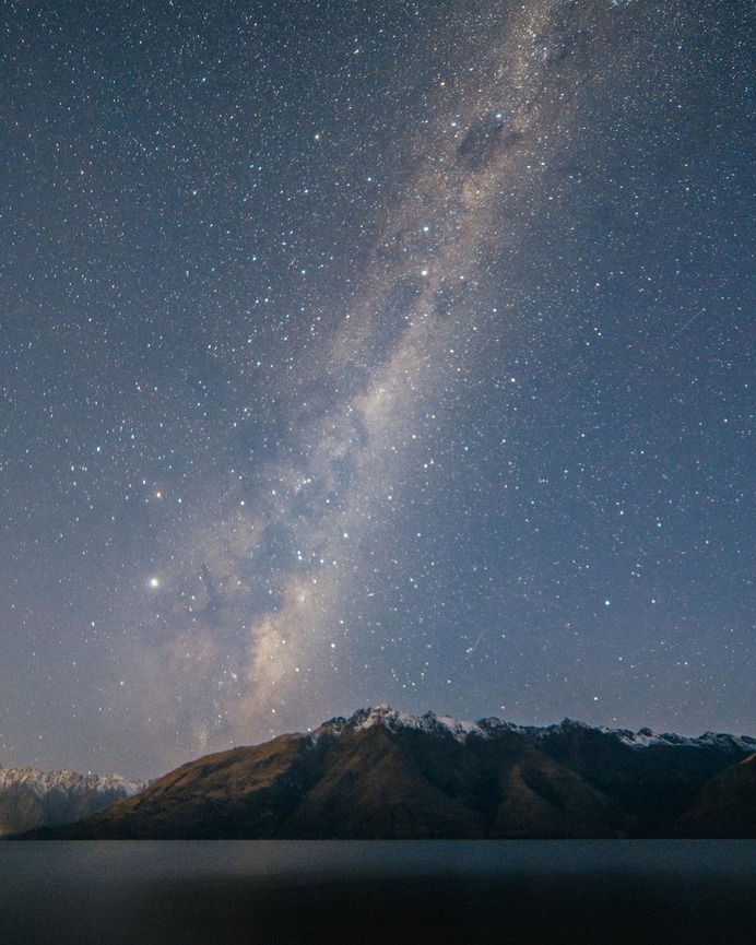 On our first night in New Zealand, we shot a beautiful sunset then made our way to shoot milky way right after....at 6:30pm. I don't know about y'all but i've never shot milky way before 9pm, I can get used to this 🤠 | #aicdoesnewzealand #bealpha #alphacollective | Shot on an A7RIII & 14mm f/2.8 - 20 sec exposure - ISO 2500 ✨ by @connorsurdi