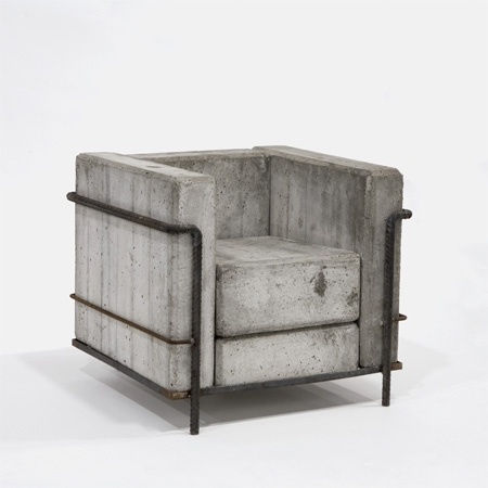 FFFFOUND! | dezeen » Blog Archive » Design Miami 2007 catalogue #chair #concrete