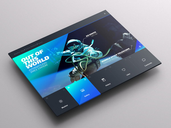 UI Design: The Gorgeous Weather Dashboard - Jonathan Quintin #uidesign #app #web
