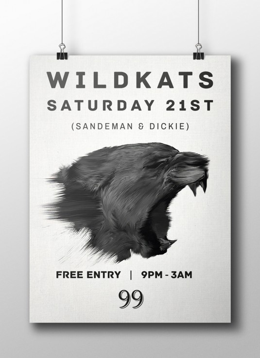 Wild Kats Poster #wild #teeth #djs #illustrator #kats #kat #canvas #furry