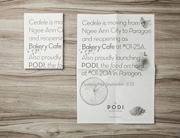 Podi designed by Bravo Company #print