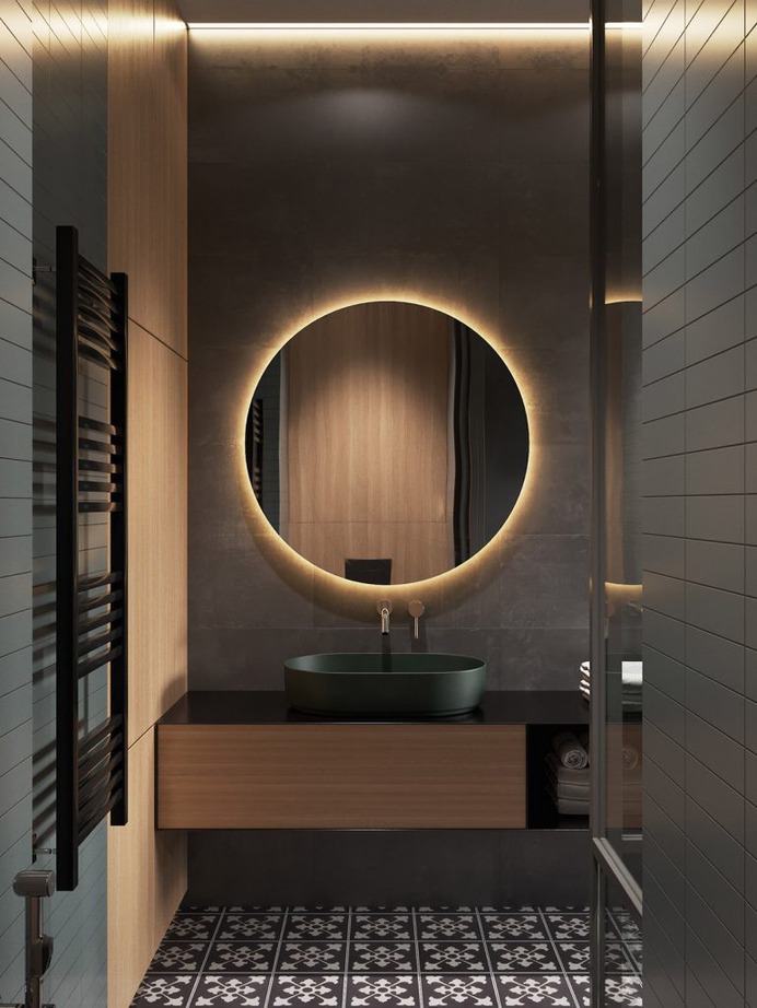 Interior Design Using Moody Colours And Natural Materials