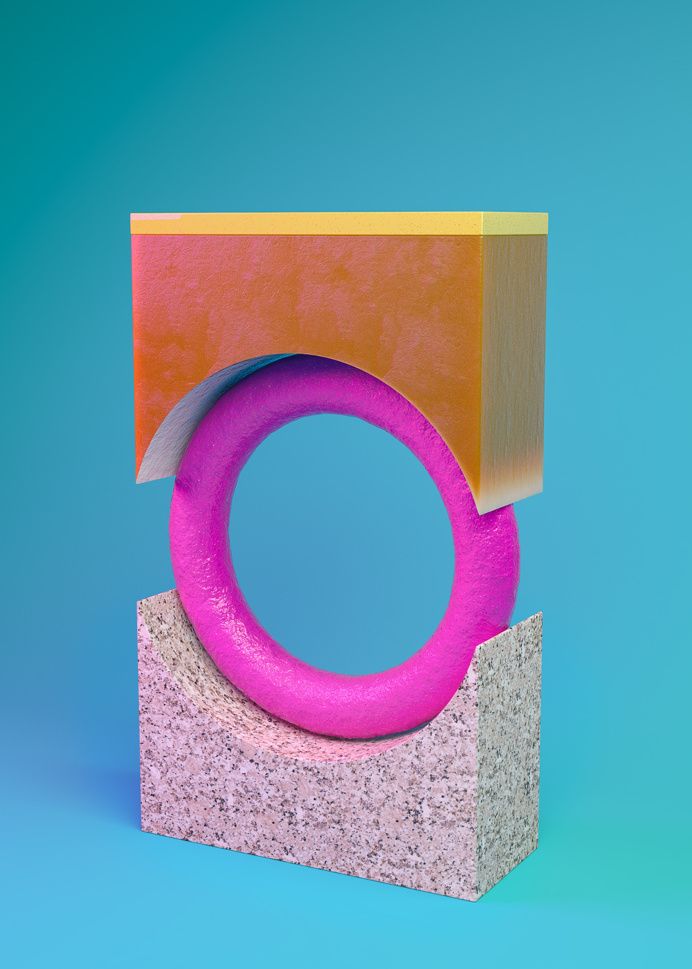 Complements #6 #art #abstract #colorful #set #setdesign #stilllife #gold #marble