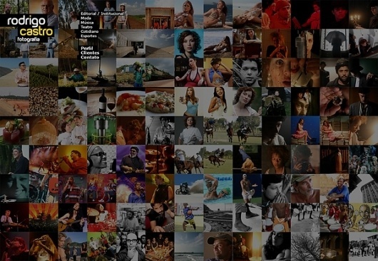 Website - Rodrigo Castro on the Behance Network #brazil #mosaic #webdesign