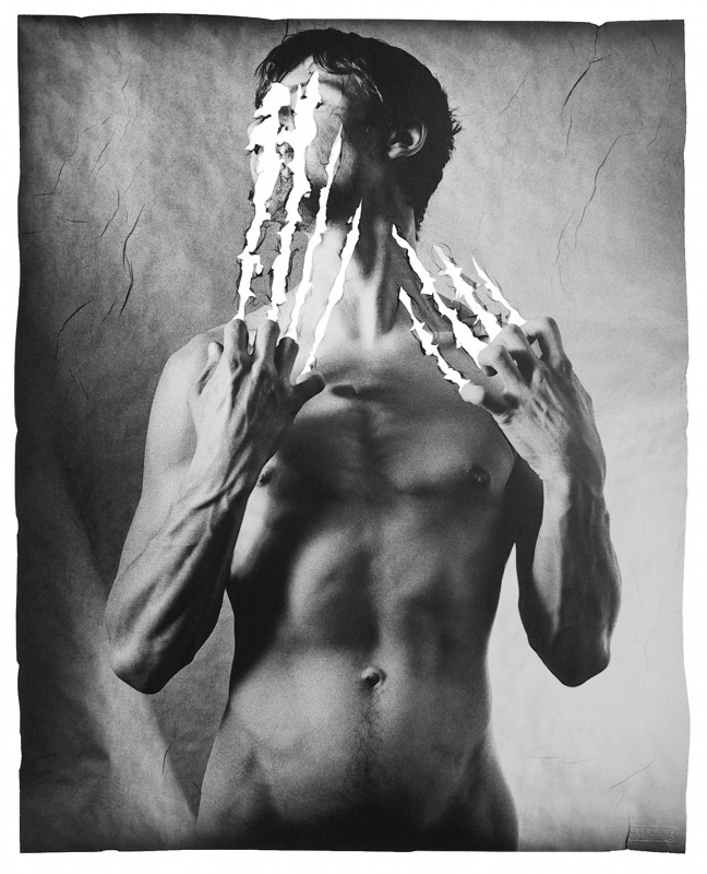 Gellage No. 7, 1989, 79x66 cm, limited edition of 12 copies #inspiration #michal #macku #experimental #photography #art