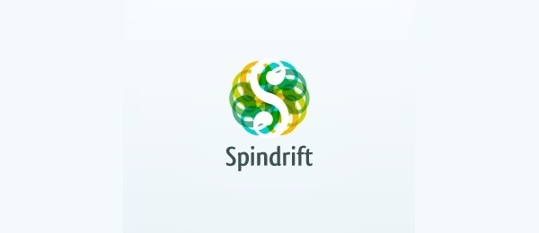letter s logo design spindrift #logo