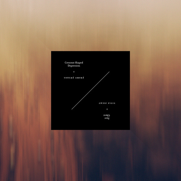 Touché Amoré / Title Fight — Split #amor #touch #cover #lp #music #typography