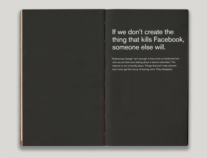 Two page layout w/lots of negative space