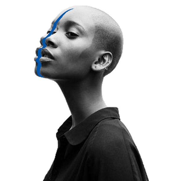 Woman with Split Head found on instagrams user @collaborativesouls page #woman #split #head #model #photomanipulation