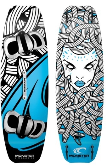 MONSTER KITEBOARDING | Voltio | Estudio de Diseño Gráfico e Ilustración en Valencia #vector #illustrator #design #graphic #illustration #skateboard