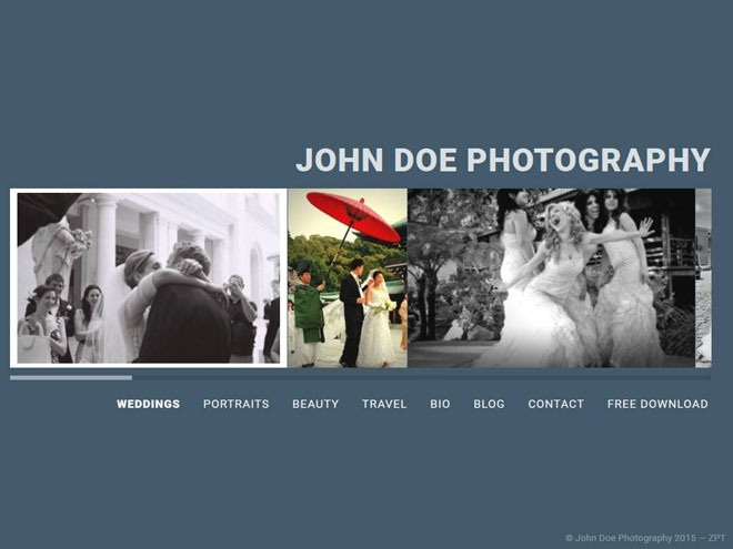 Stream : Free WordPress Photography Theme