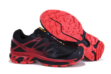 Salomon XT Wings 3 Trail Running Shoes Black Red #shoes