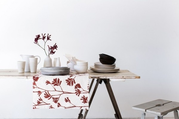 Inspiration | Ink & Spindle #interior #pattern #furniture #kitchen #textile #table