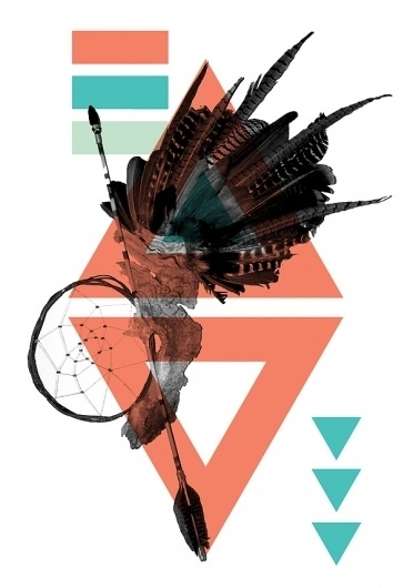//NATIVE// on the Behance Network #flevo #rosco #design #color #concept #art #triangles #fashion #native