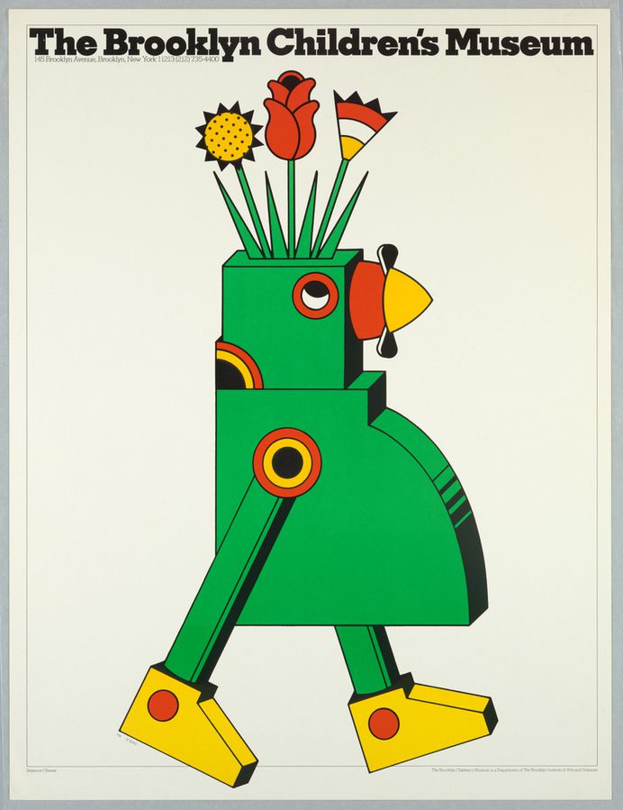 Poster, The Brooklyn Children's Museum, 1977 — Seymour Chwast