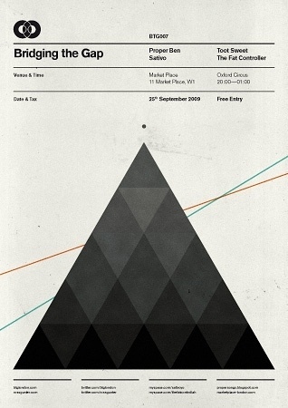 Ross Gunter >> Bridging the Gap Poster Designs #illustration #design #graphic