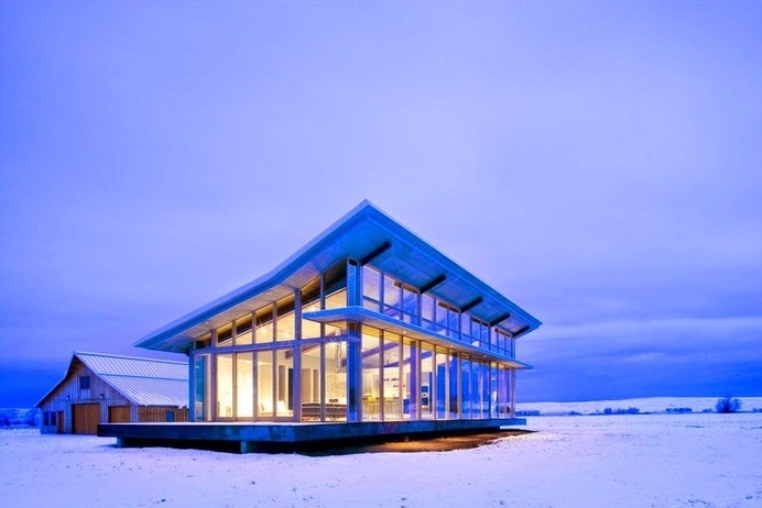 Glass Farmhouse by Olson Kundig Architects #interior #design #architecture