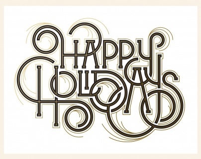 type, hand, lettering, holidays, ornate, decorative