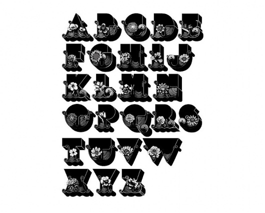 Blackwood | typetoken® #decorative #ornate #typeface