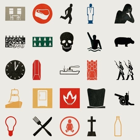 The Pictograms of Gerd Arntz | Colorcubic #pictogram #icon #logo #gerd #arntz