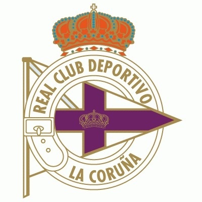 Deportivo La Coruna Primary Logo () #spain #crest #soccer #sports #type