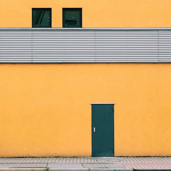 Geometric Abstraction and Minimalistic Compositions in Urban Structures by Julian Schulze